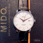 Perfect Copy Mido Baroncelli Chronometer Silicon 40 MM Quartz Watch M027.408.16.031.00 - Free Warranty